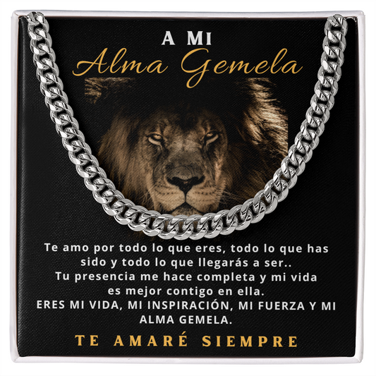 A Mi Alma Gemela - Cuban Link Chain